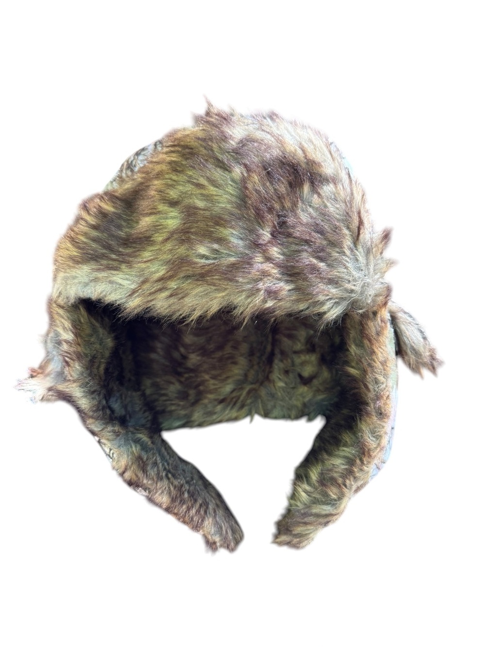Camouflage Trapper Hat Faux Fur SA Company Hunting Snow